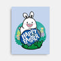 Happy Easter Bunny-none stretched canvas-krisren28