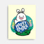 Happy Easter Bunny-none stretched canvas-krisren28