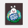 Happy Easter Bunny-none stretched canvas-krisren28
