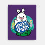 Happy Easter Bunny-none stretched canvas-krisren28
