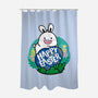 Happy Easter Bunny-none polyester shower curtain-krisren28