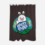 Happy Easter Bunny-none polyester shower curtain-krisren28