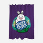 Happy Easter Bunny-none polyester shower curtain-krisren28