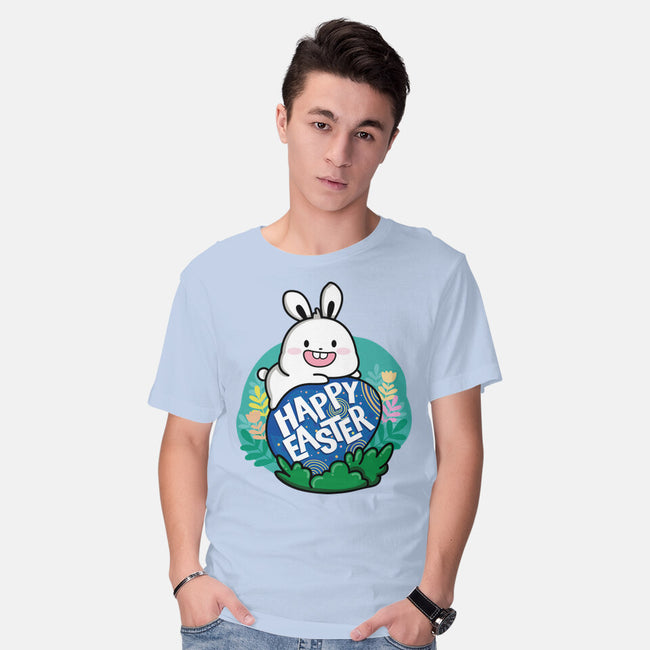 Happy Easter Bunny-mens basic tee-krisren28