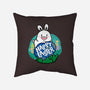 Happy Easter Bunny-none removable cover w insert throw pillow-krisren28