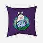 Happy Easter Bunny-none removable cover w insert throw pillow-krisren28