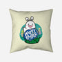 Happy Easter Bunny-none removable cover throw pillow-krisren28