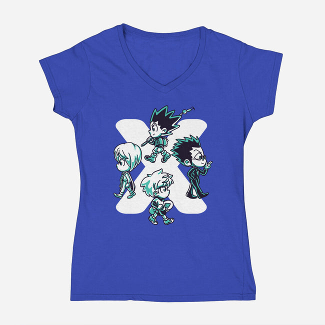 Hunter Squad-womens v-neck tee-estudiofitas