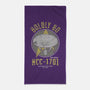 Vintage Explorers-none beach towel-retrodivision