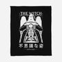 The Witch-none fleece blanket-Alundrart