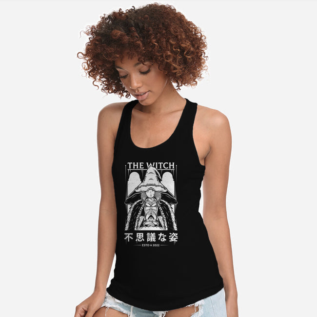 The Witch-womens racerback tank-Alundrart