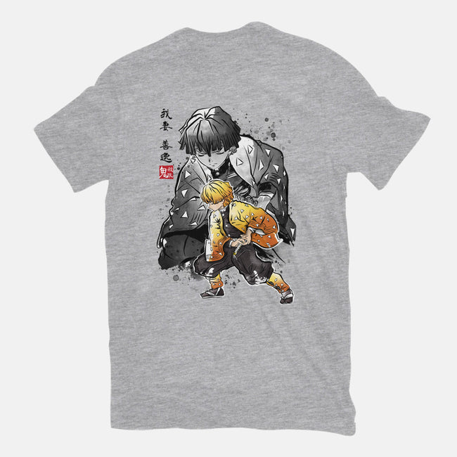 Slayer Zenitsu-unisex basic tee-DrMonekers