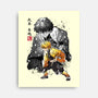 Slayer Zenitsu-none stretched canvas-DrMonekers