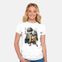 Slayer Zenitsu-womens fitted tee-DrMonekers