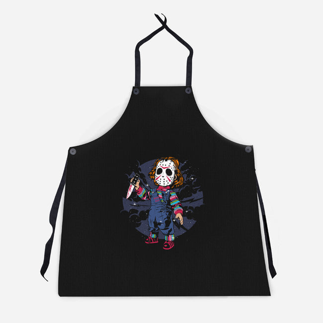 Retro Chucky-unisex kitchen apron-ElMattew