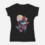 Moonlight Experiment-womens v-neck tee-fanfabio