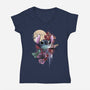 Moonlight Experiment-womens v-neck tee-fanfabio