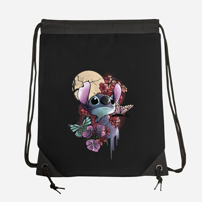 Moonlight Experiment-none drawstring bag-fanfabio