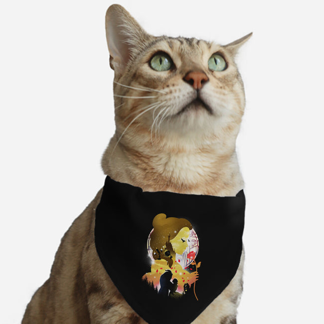 Beautiful Night-cat adjustable pet collar-dandingeroz