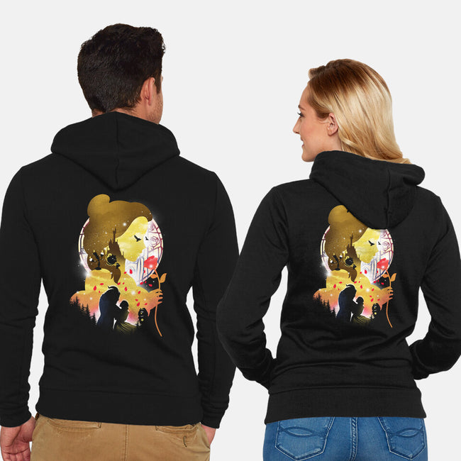 Beautiful Night-unisex zip-up sweatshirt-dandingeroz