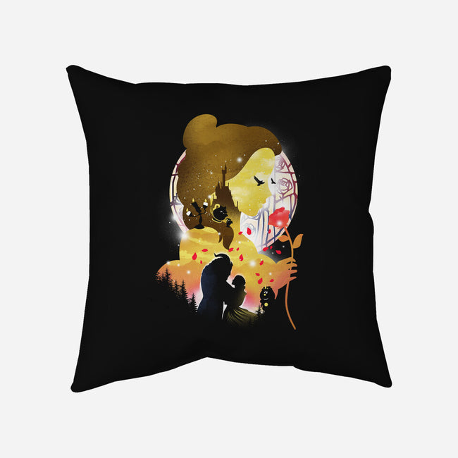 Beautiful Night-none removable cover throw pillow-dandingeroz