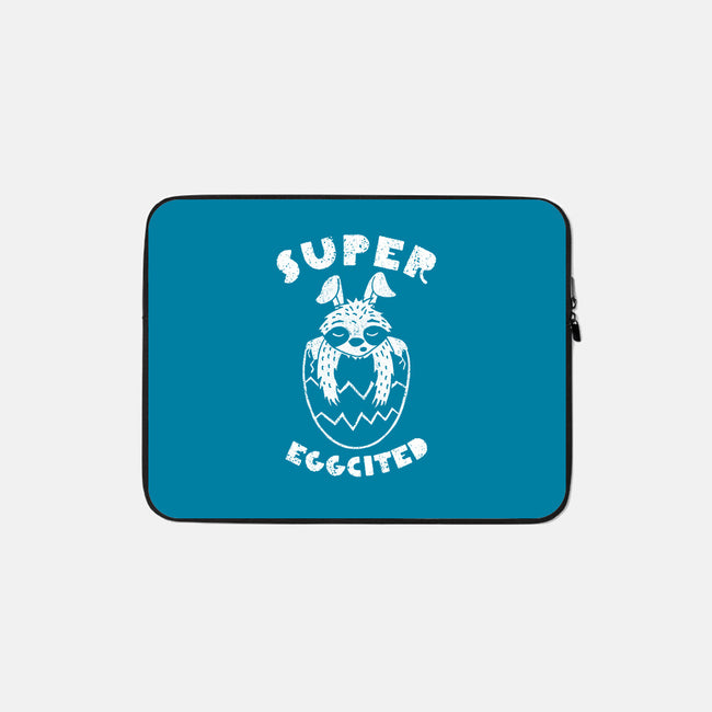 Super Eggcited-none zippered laptop sleeve-OPIPPI