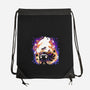 Cheshire White Rabbit-none drawstring bag-Vallina84