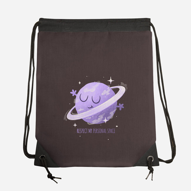 Respect My Personal Space-none drawstring bag-zawitees