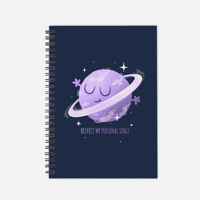 Respect My Personal Space-none dot grid notebook-zawitees