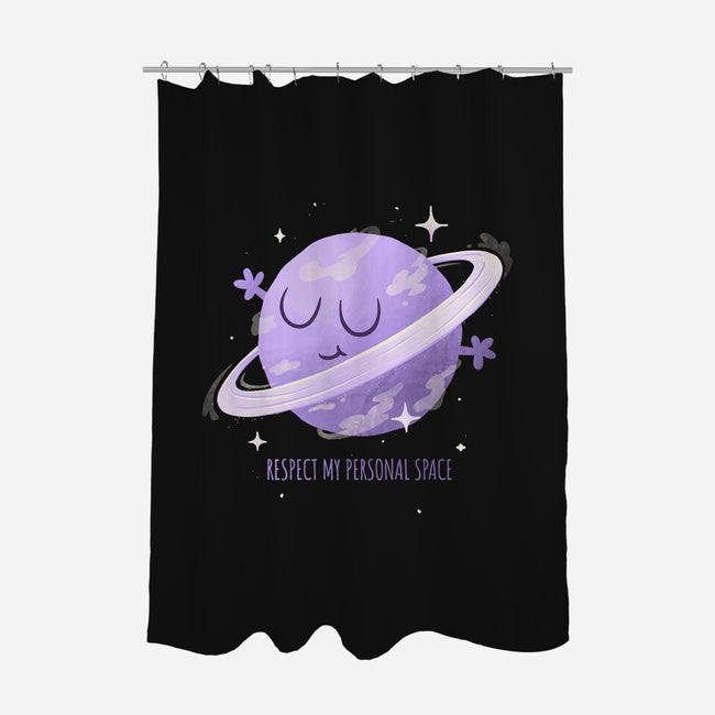 Respect My Personal Space-none polyester shower curtain-zawitees