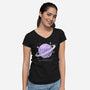 Respect My Personal Space-womens v-neck tee-zawitees