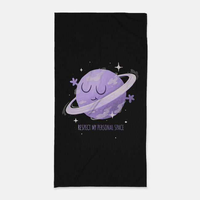 Respect My Personal Space-none beach towel-zawitees