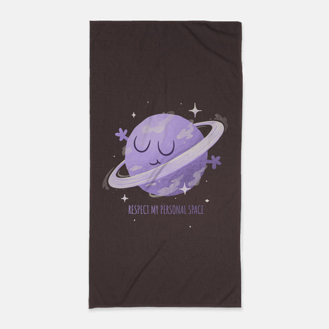 Respect My Personal Space-none beach towel-zawitees