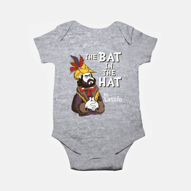 The Bat In The Hat-baby basic onesie-Nemons