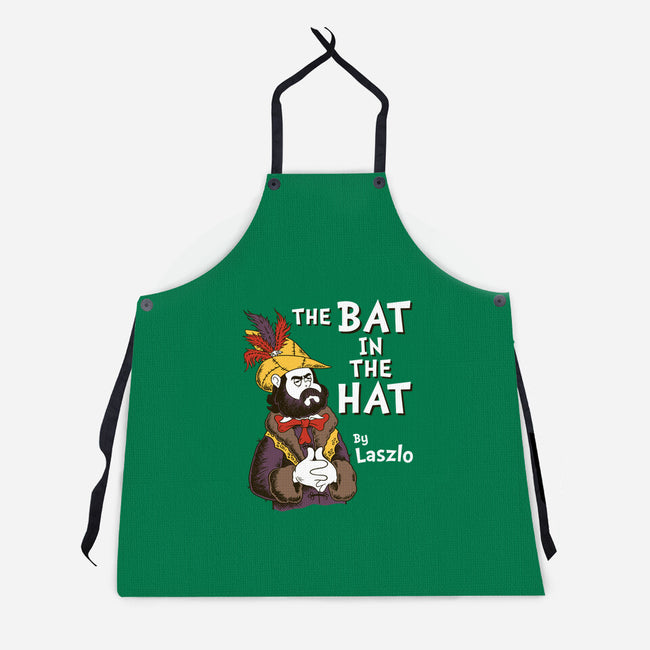 The Bat In The Hat-unisex kitchen apron-Nemons