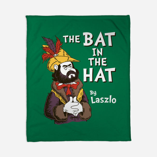 The Bat In The Hat-none fleece blanket-Nemons