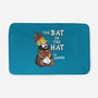 The Bat In The Hat-none memory foam bath mat-Nemons