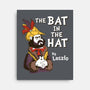 The Bat In The Hat-none stretched canvas-Nemons