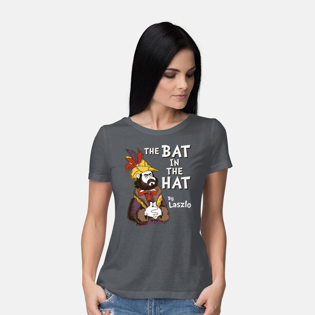 The Bat In The Hat-womens basic tee-Nemons