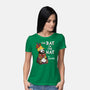 The Bat In The Hat-womens basic tee-Nemons