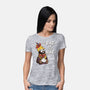 The Bat In The Hat-womens basic tee-Nemons