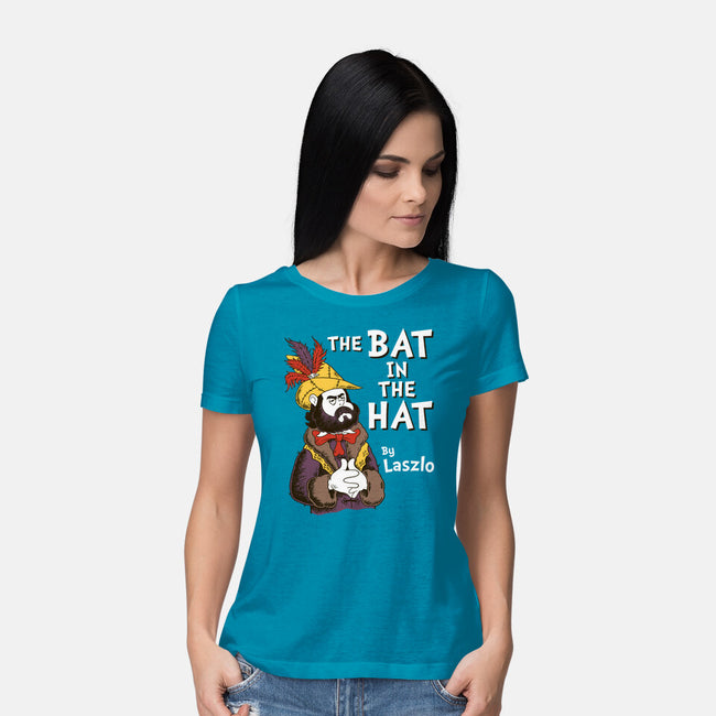 The Bat In The Hat-womens basic tee-Nemons