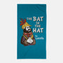 The Bat In The Hat-none beach towel-Nemons