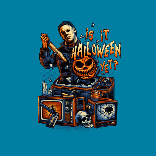 Is It Halloween Yet-mens basic tee-glitchygorilla