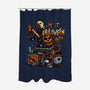 Is It Halloween Yet-none polyester shower curtain-glitchygorilla