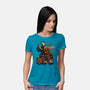 Is It Halloween Yet-womens basic tee-glitchygorilla