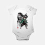 Slayer Tanjiro Sumi-E-baby basic onesie-DrMonekers