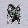 Slayer Tanjiro Sumi-E-mens long sleeved tee-DrMonekers