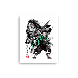 Slayer Tanjiro Sumi-E