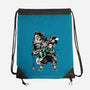 Slayer Tanjiro Sumi-E-none drawstring bag-DrMonekers